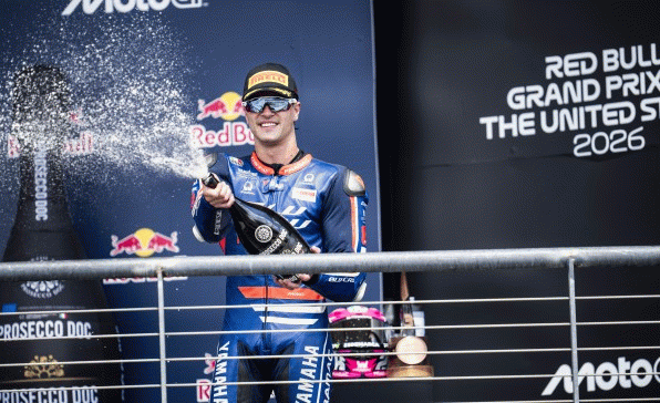 Izan Guevara Takes Third Place in Turbulent Texas Moto2 Race