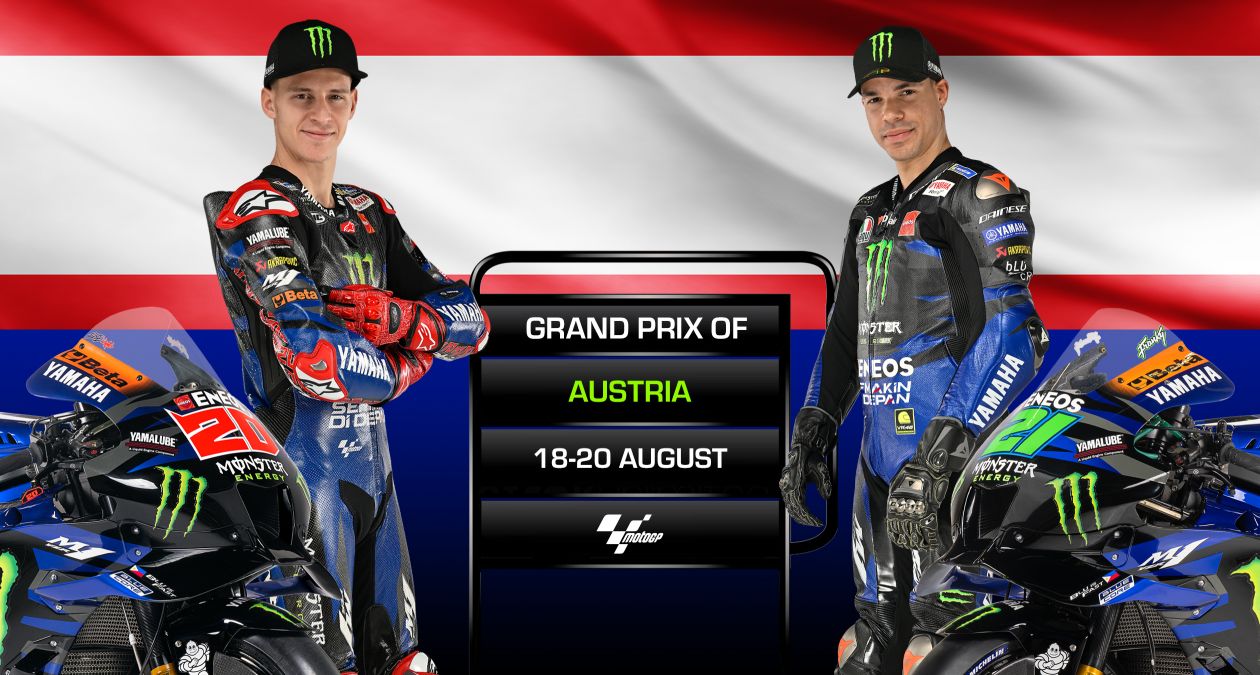 Monster Energy Yamaha MotoGP Travel to Austria for Round 10