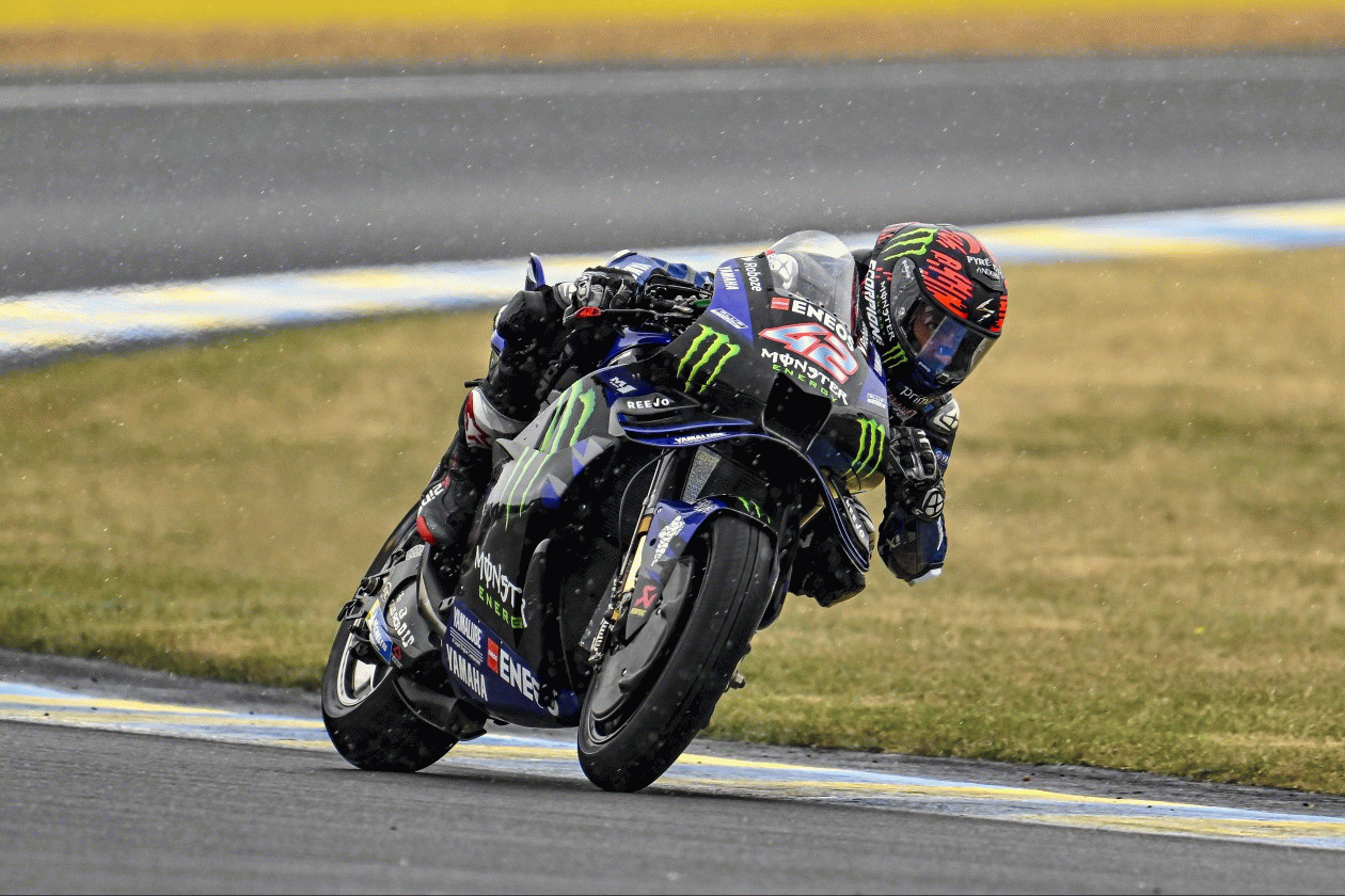 Rins Finishes 12th in Chaotic Le Mans Race, Quartararo's French GP Hopes End in NC Score