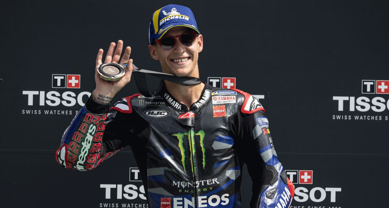 Quartararo’s Brave Ride Gets Rewarded with Third Place in Assen Sprint