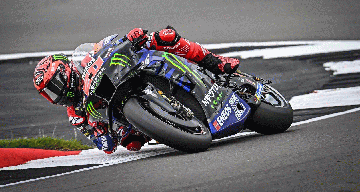 Monster Energy Yamaha MotoGP Team Search for Set-Up Improvements on British GP Friday