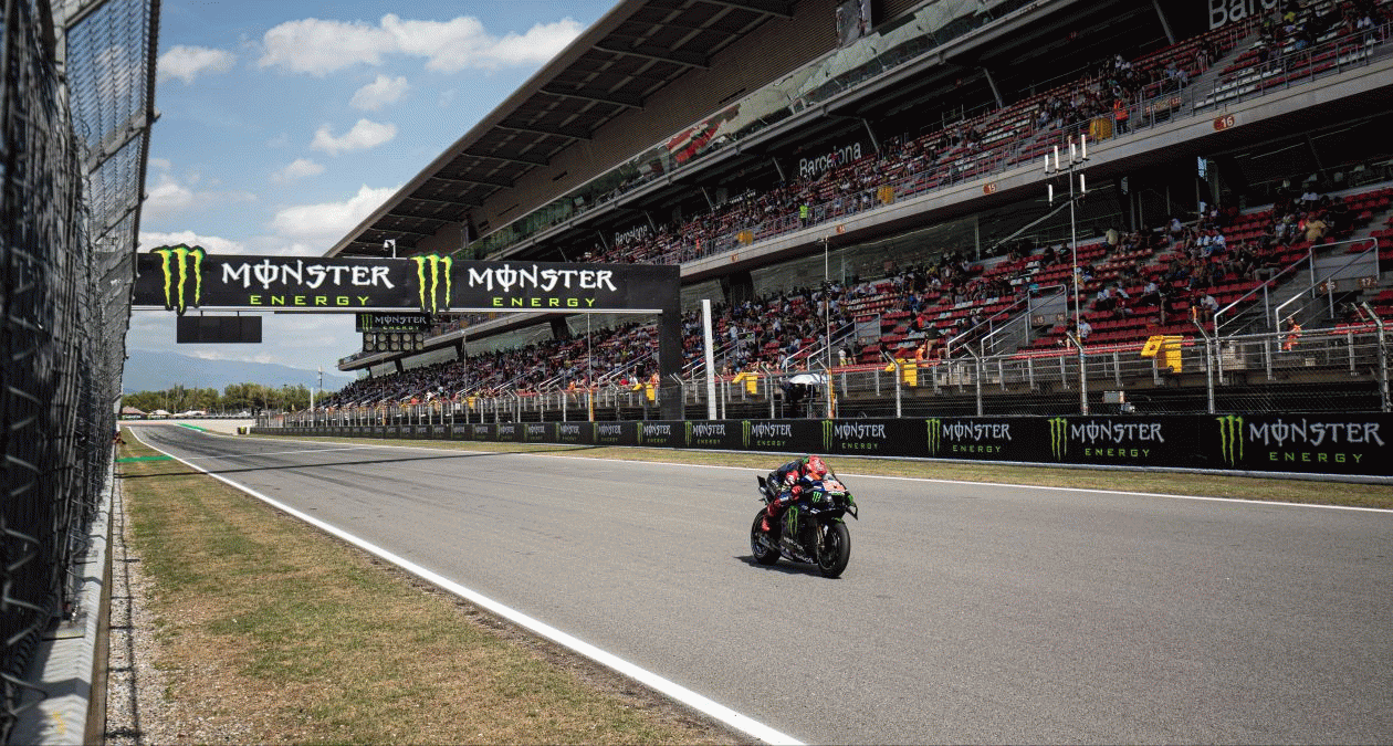 Monster Energy Yamaha MotoGP Search for Grip on Catalan GP Friday