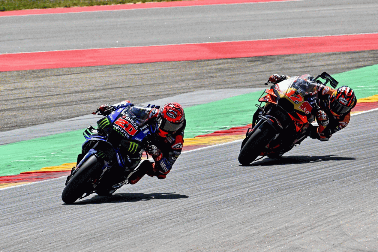 Monster Energy Yamaha MotoGP Put Up Fight in Aragon Sprint