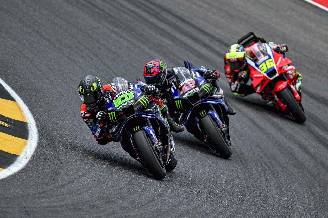 Monster Energy Yamaha MotoGP Teammates Display Determination in Demanding Mugello Race