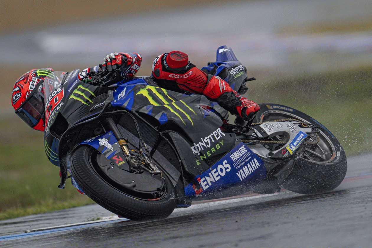 Monster Energy Yamaha MotoGP Start Work on Mixed Brno Friday