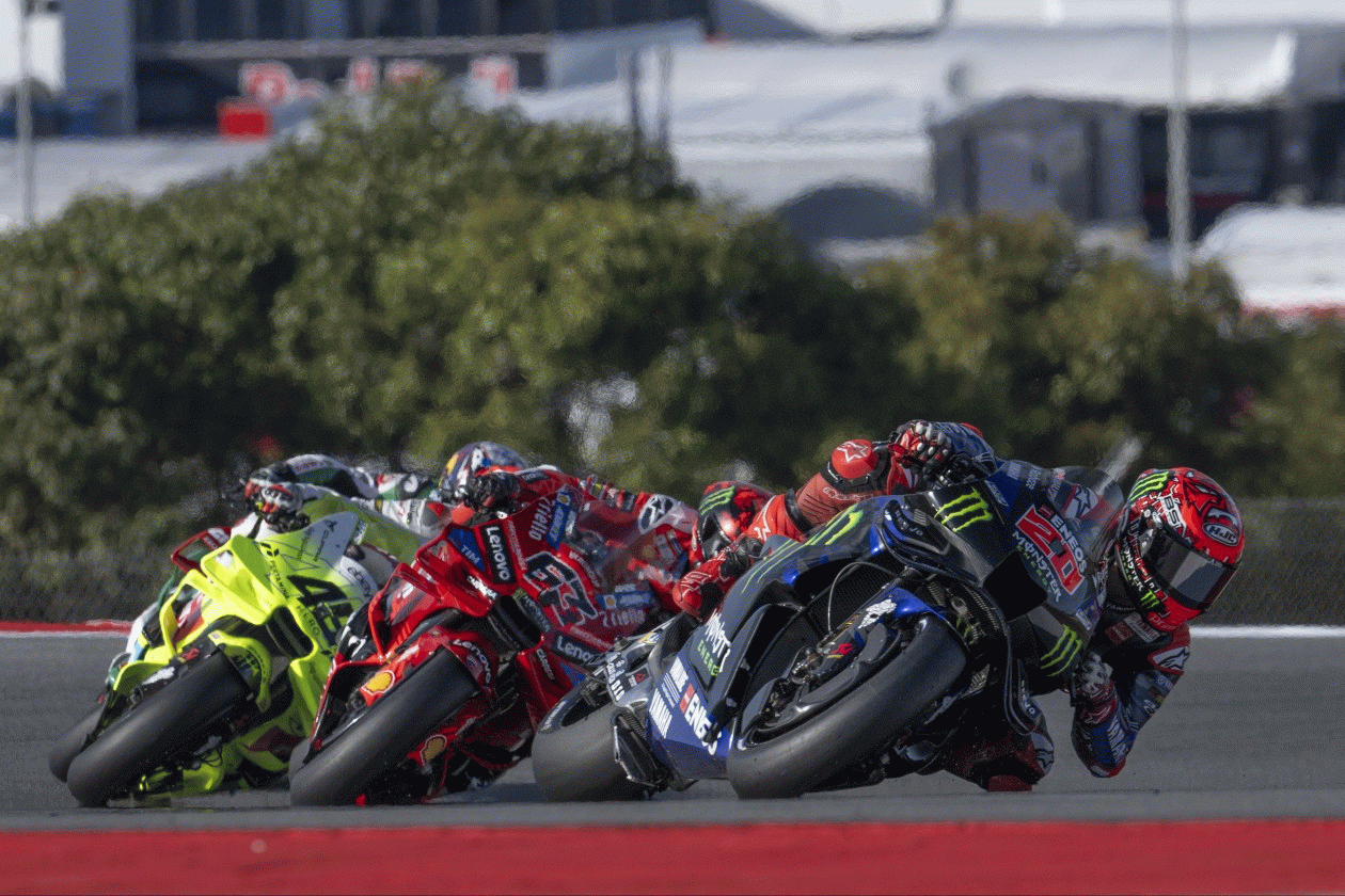 Quartararo Finishes Fourth in Portuguese GP Sprint 