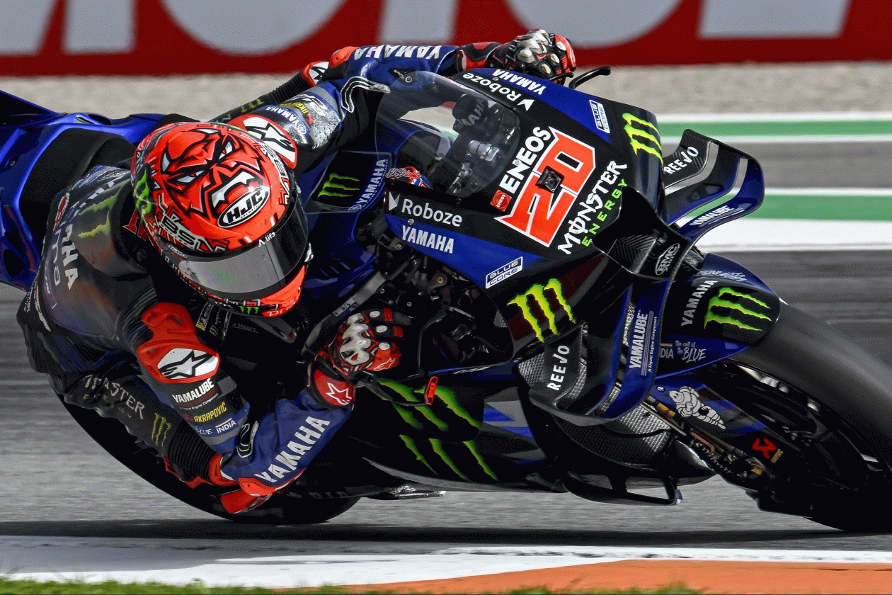 Quartararo in Line-Up for Valencia GP Q2, Rins to Tackle Q1