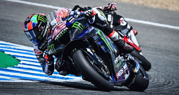 Monster Energy Yamaha MotoGP Duo Push to Points in Spanish GP Race