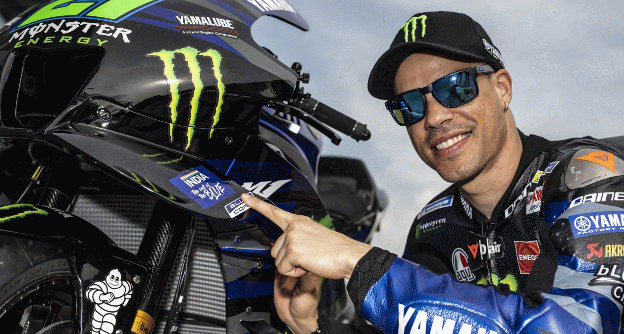 Monster Energy Yamaha MotoGP YZR-M1 To Proudly Display the Logo of India Yamaha Motor’s Brand Campaign “The Call of the Blue” at the Official Sepang MotoGP IRTA Test and at the Indian GP