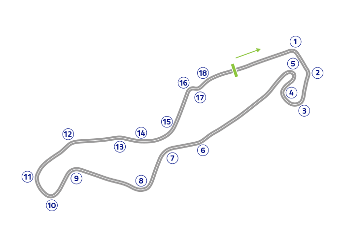 Grand Prix of The Netherlands - Track map