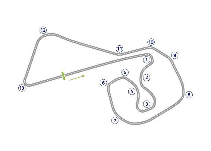 Grand Prix of Germany - Track map