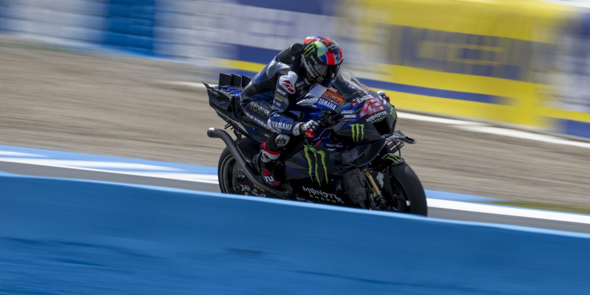 Chilly Start to Spanish GP for Monster Yamaha
