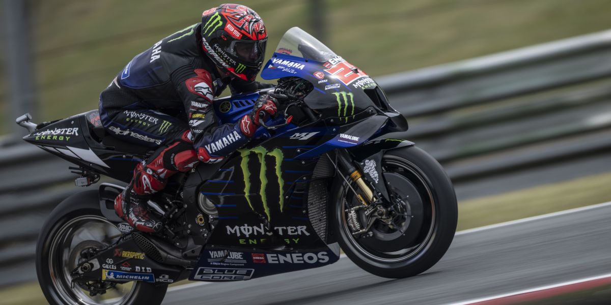 Monster Yamaha Push Through Drenched Assen Day 1
