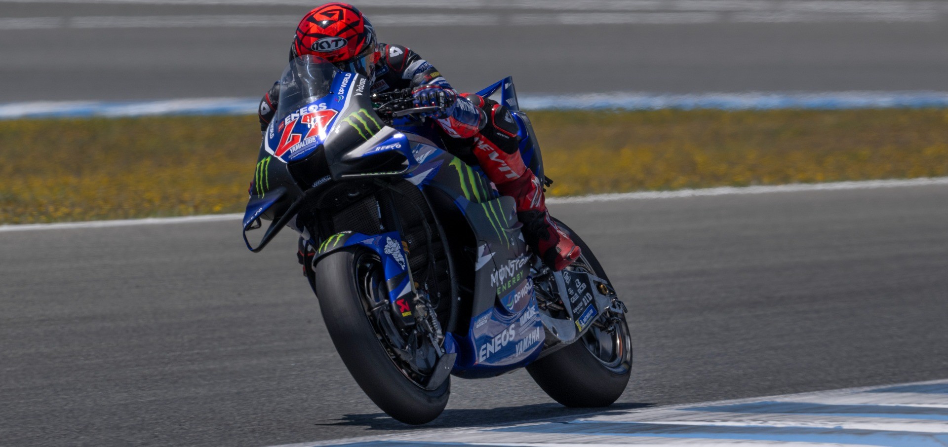 Augusto Fernández Perseveres in Spanish GP Race