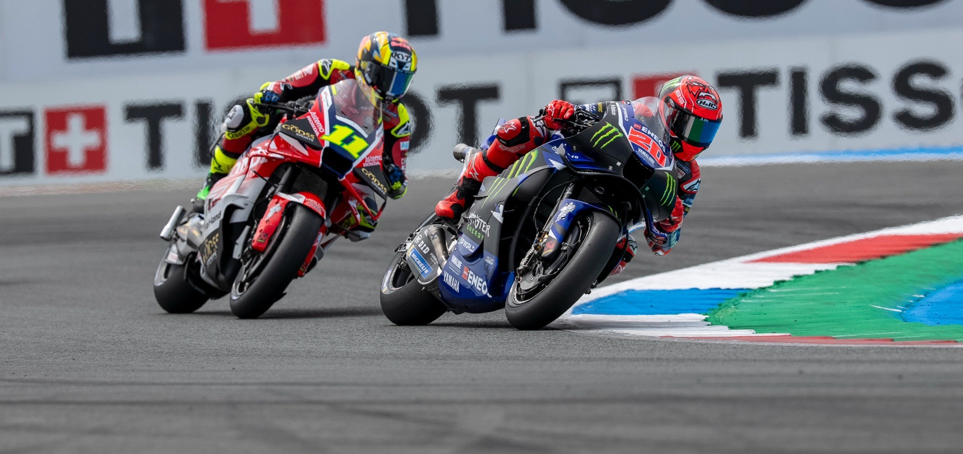 Monster Yamaha Show Determination in Dutch Sprint