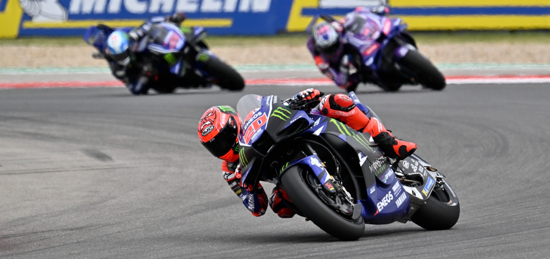 Quartararo & Rins Push On in COTA Sprint