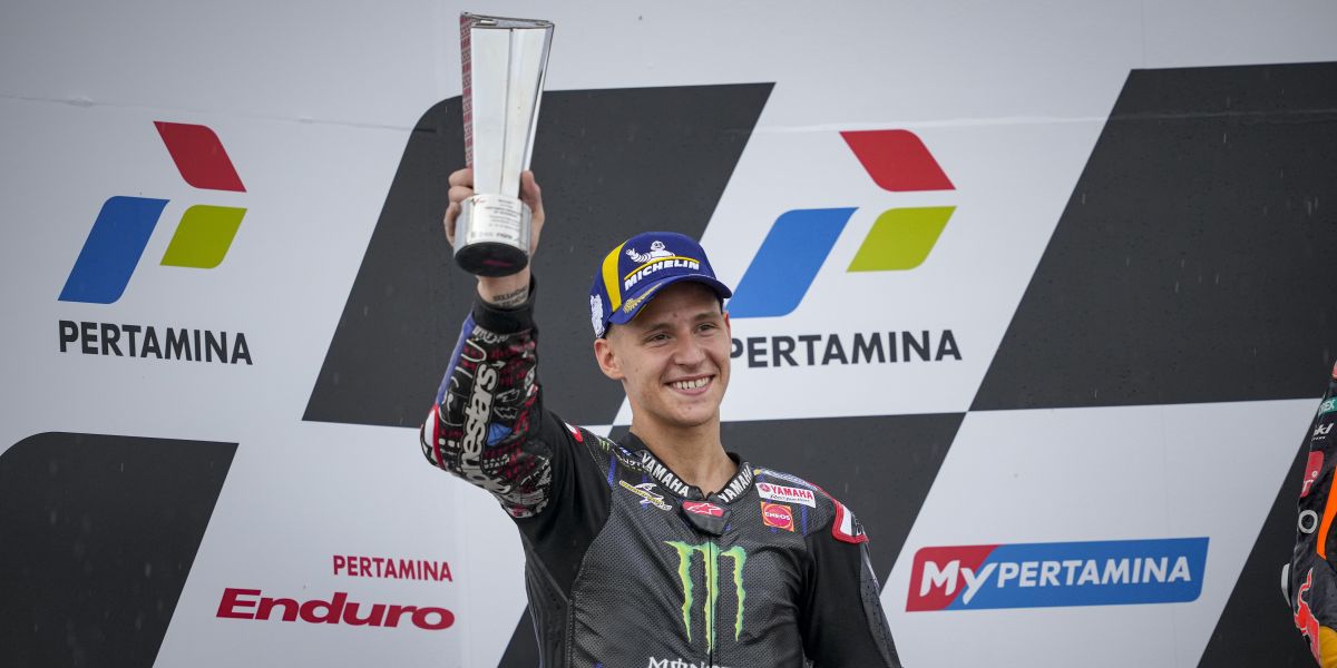 Quartararo Takes 2nd Place at Indonesia GP